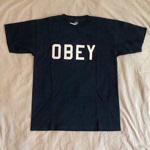 Dark Navy Obey shirt